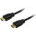 HDMI High Speed Ethernet Kabel 1,5m schwarz BULK