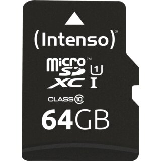 microSD-Card Class10 UHS-I 64GB Speicherkarte