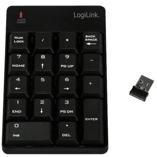 Kabelloses Funk Keypad 18 Tasten 2,4Ghz