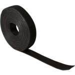 Kabelbinder Klettband 10m schwarz