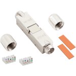 Kabelverbinder Cat. 6A geschirmt Schraubzugentlast