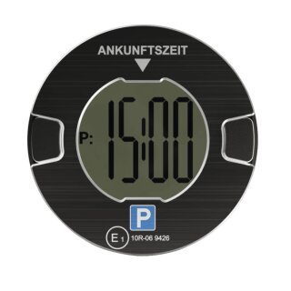 Park elektronische Parkscheibe schwarz