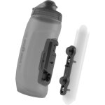 Twist Bottle 590 + Bike Base clear black