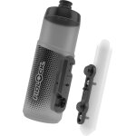 Twist Bottle 600 + Bike Base clear black