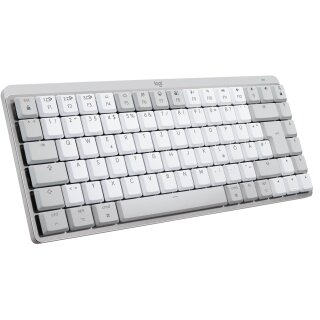 Logitech MX Mechanical Mini for Mac Minimalist Wireless Illuminated Keyboard - PALE GREY - (DEU) - EMEA