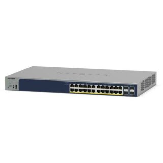 NETGEAR Switch 28x GE GS728TPP-300EUS Smart-Managed POE