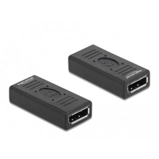 DELOCK DisplayPort 1.2 Adapter Buchse zu Buchse Gender Changer mit Pin 20