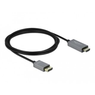 DELOCK Aktives DisplayPort 1.4 zu HDMI Kabel 4K 60Hz HDR 2m