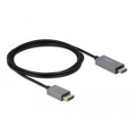 DELOCK Aktives DisplayPort 1.4 zu HDMI Kabel 4K 60Hz HDR 2m