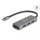 DELOCK 4 Port USB 3.2 Gen 1 Hub mit USB Type-C Anschluss - USB Typ-A Buchsen seitlich