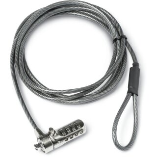 Dicota Security Cable T-Lock, combination, 3x7mm slot