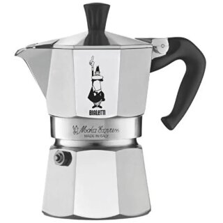 Bialetti Moka Express - silber - Aluminium - für 2 Tassen