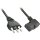 LINDY IEC-Netzkabel abgewinkelt Italien C13 2m
