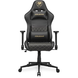 COUGAR Gaming-Stuhl Armor One V2 Gold, Schwarz