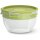 Emsa N1060700 Clip & Go Salatbox rund mit Einsatz und Dressingbox transparent. g