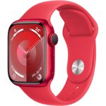 Apple Watch S9 Aluminium Cellular 41mm Rot (Sportarmband...