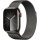 Apple Watch S9 Edelstahl Cellular 41mm Graphit (milanaise graphit) NEW