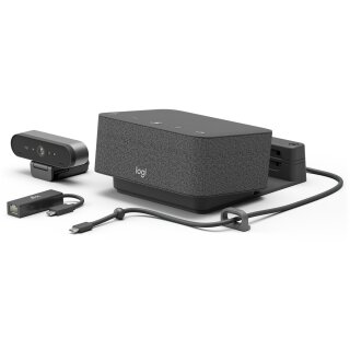 Logitech Dock Focus Room Kit Video conferencing kit BRIO Ultra HD Pro Webcam Dock Certified