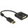 DELOCK Adapterkabel DisplayPort 1.2 Stecker > DVI 24+5 Buchse schwarz 4K Passiv