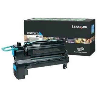 LEXMARK Toner cyan Rck X792 ca.20.000S.