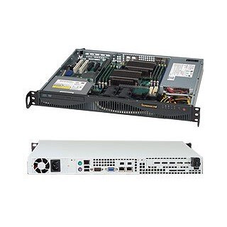 Supermicro SC512 F-350B1 - Rack - einbaufähig - 1U - ATX