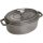 Staub La Cocotte 29cm oval Graphit-grau. Gusseisen