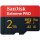 CARD 2TB Sandisk Extreme PRO microsdxc UHS-I V30 A2 Class U3