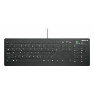 Cherry Keyboard AK-C8112 Medical corded sealed [DE] Black IP68 kabelgebunden. vollversiegelt. IP68