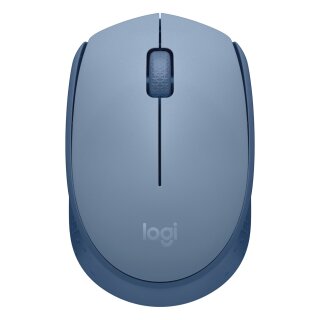 Logitech M171 Mouse right and left-handed optical 3 buttons wireless 2.4 GHz USB wireless receiver blue/grey