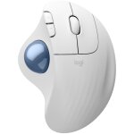Logitech ERGO M575S Wireless Trackball - Off White + Blue...