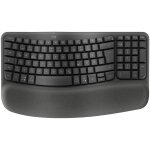 Logitech Wave Keys Wireless Ergonomic keyboard - Graphite...