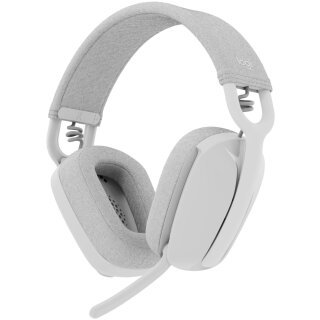 Logitech Zone Vibe 100 Headset full size Bluetooth wireless off-white