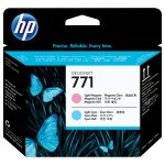 HP 771 original printhead CE019A light magenta and light...
