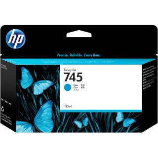 HP 745 Tintenpatrone Cyan 130ml