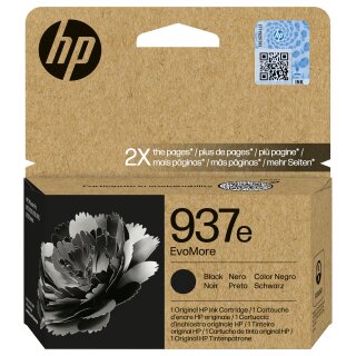 HP 937e EvoMore Black Original Ink Cartridge