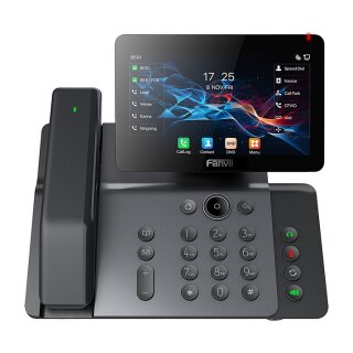 Fanvil V66 Pro, Premium IP Phone / SIP / POE / Gigabit / USB-Port / Bluetooth / Wi-Fi / BT Handset