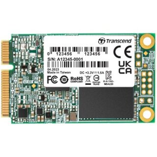 TRANSCEND 128GB mSATA SSD SATA3 3D TLC