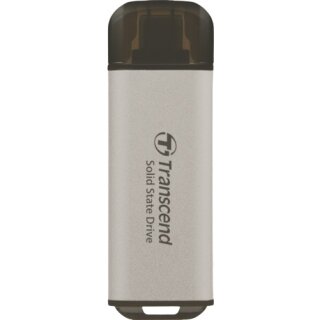 TRANSCEND ESD300S 512GB External SSD USB 10Gbps Type C Silver