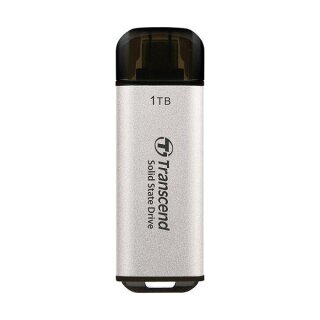 TRANSCEND ESD300S 1TB External SSD USB 10Gbps Type C Silver