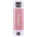 TRANSCEND ESD310P 512GB External SSD USB 10Gbps Type C/A...