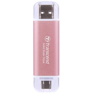 TRANSCEND ESD310P 1TB External SSD USB 10Gbps Type C/A Pink
