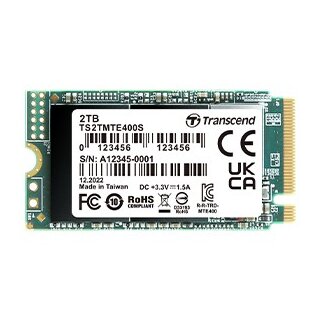 TRANSCEND 2TB M.2 2242 PCIe Gen3x4 NVMe 3D TLC DRAM-less