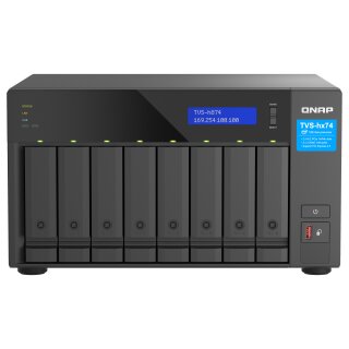 QNAP TVS-H874T-I9-64G 8-Bay NAS Intel Core i9-12900 16-core/24-thread Thunderbolt 4 ZFS Based