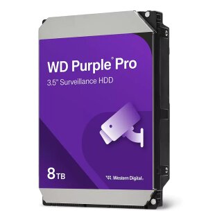 8TB WD WD8002PURP Purple Pro SATA 7200RPM 256MB