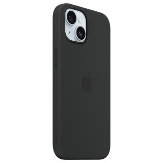 APPLE iPhone 15 Silicone Case with MagSafe - Black