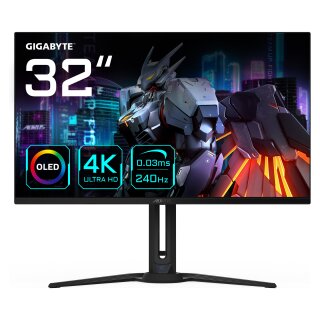 81,3cm/32" (3840x2160) Gigabyte Aorus FO32U2 4K OLED HDR400 0,03ms 240Hz 2xHDMI DP USB-C Speaker Black