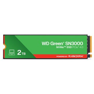 M.2 2TB WD Green SN3000 NVMe PCIe 4.0 x 4