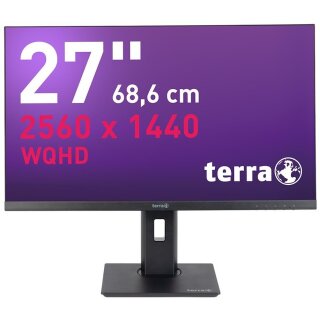 68,6cm/27" (2560x1440) Terra 2772W PV 16:9 WQHD IPS 5ms HDMI DP USB-C Speaker Black
