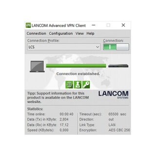 LANCOM Upgrade Advanced VPN Client (Windows, 10 Benutzer)