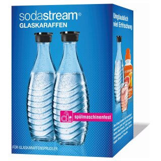 SodaStream Zubehör Glaskaraffe 2-Pack